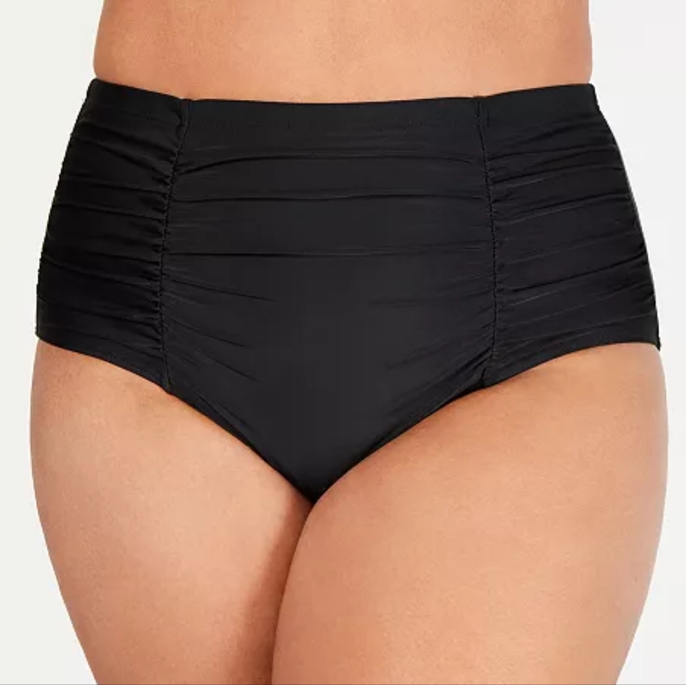 Black swim bottom, plus size 20W. NEW with tags.